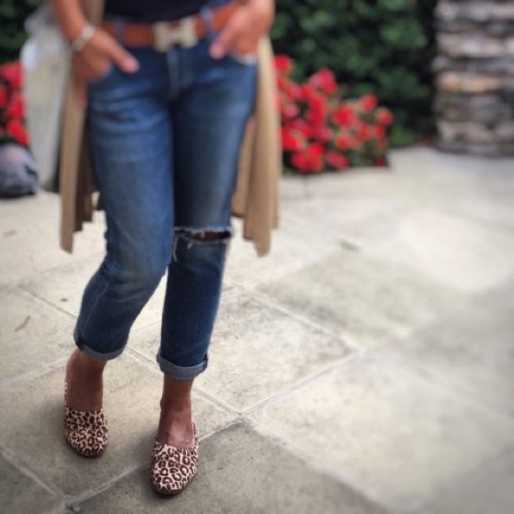 Dolce Vita | Pali Leopard Leather Mules | Size 7.5